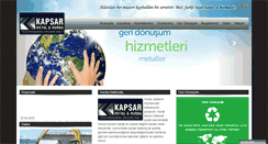 Desktop Screenshot of kapsarmetalhurdacilik.com