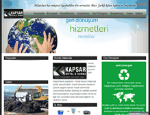 Tablet Screenshot of kapsarmetalhurdacilik.com